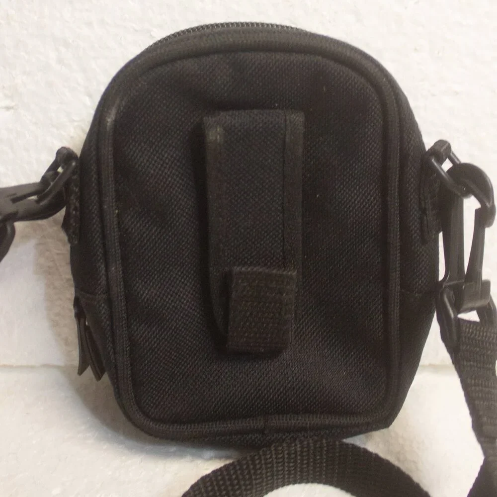 KODAK GEAR Compact Camera Bag Case w/Adj. Shoulder Strap Black Nylon # 70619